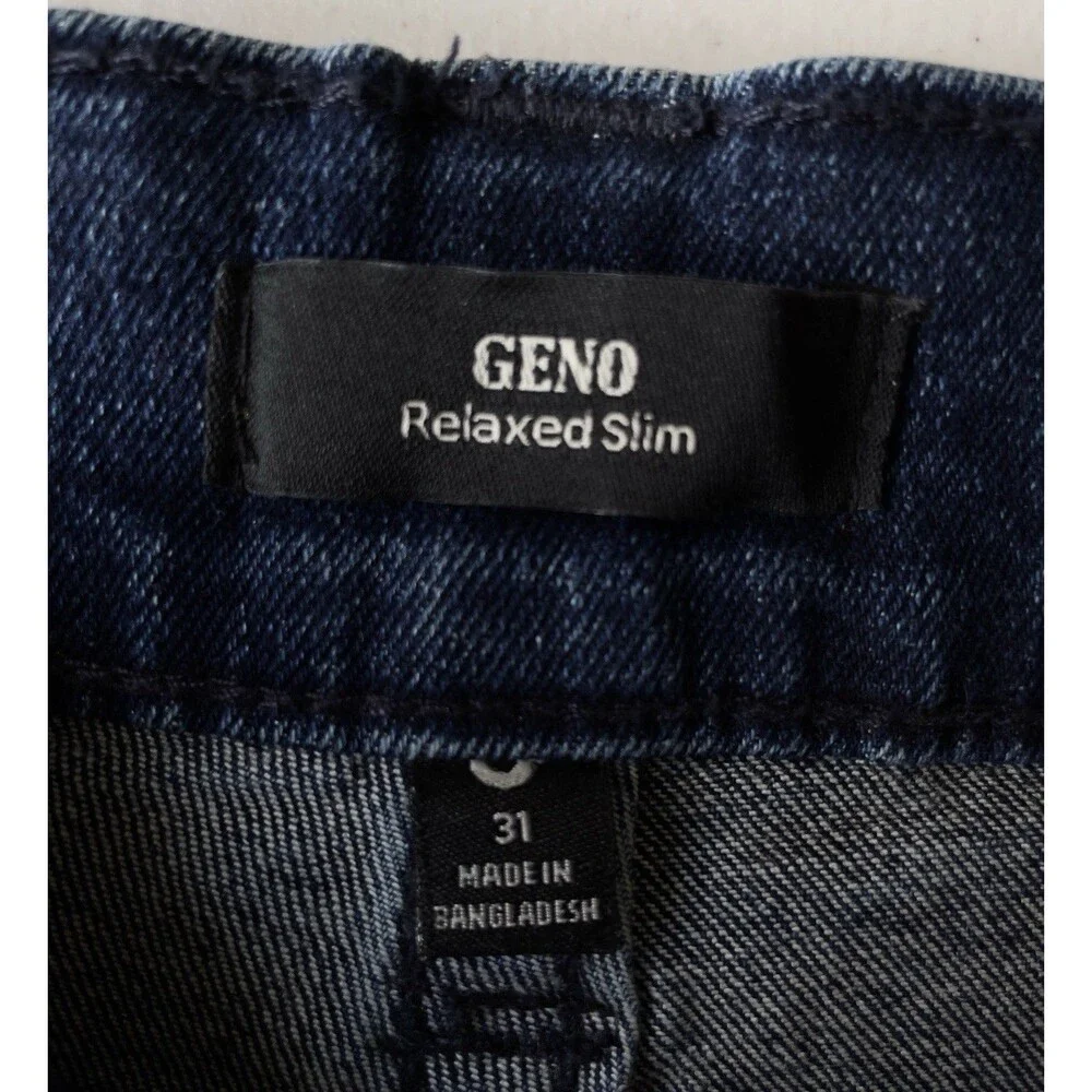 True Religion Geno Relaxed Slim Men’s W31 L34 Stretch Blue Denim Jeans